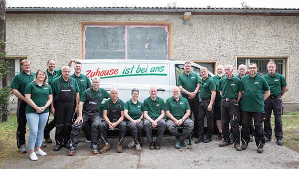 Gruppenbild des Serviceteams Wiwo Wildau